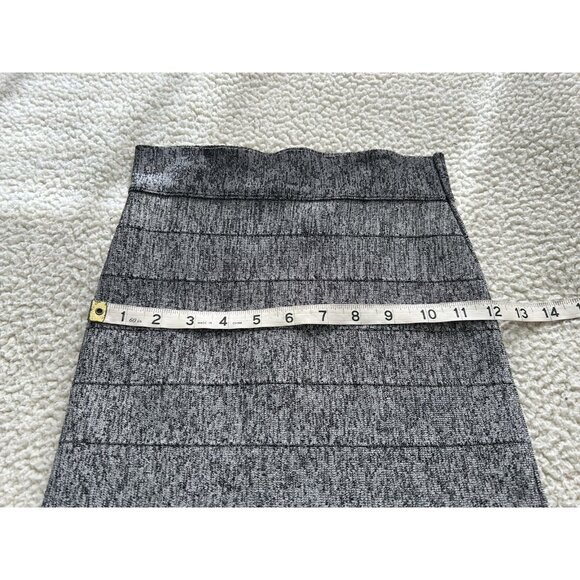 Guess Gray Bandage Skirt Women’s Mini Y2K Pull-on Body-con Size S - Picture 10 of 11